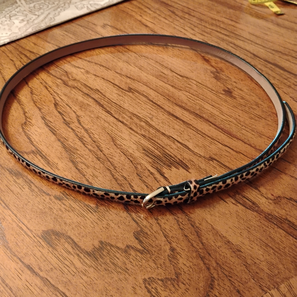 Animal Print Belt